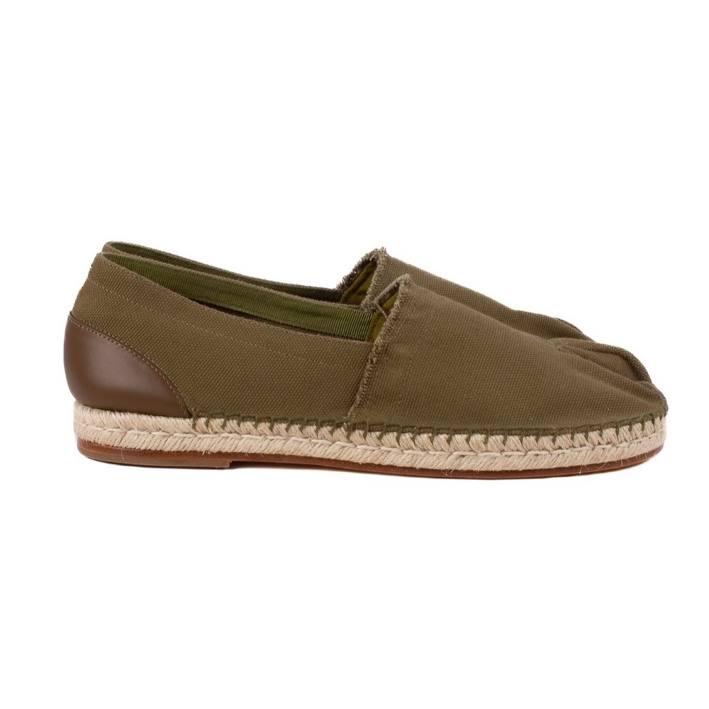 Maison Margiela Green Tabi Espadrille